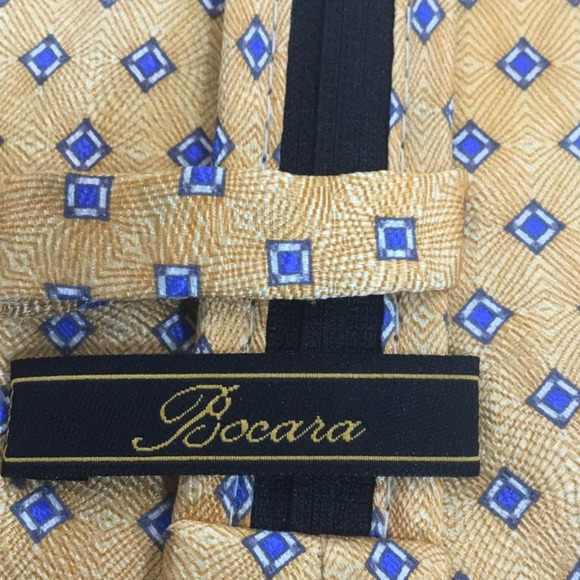 BOCARA CLIP-ON SILK TIE - Picture 4 of 5